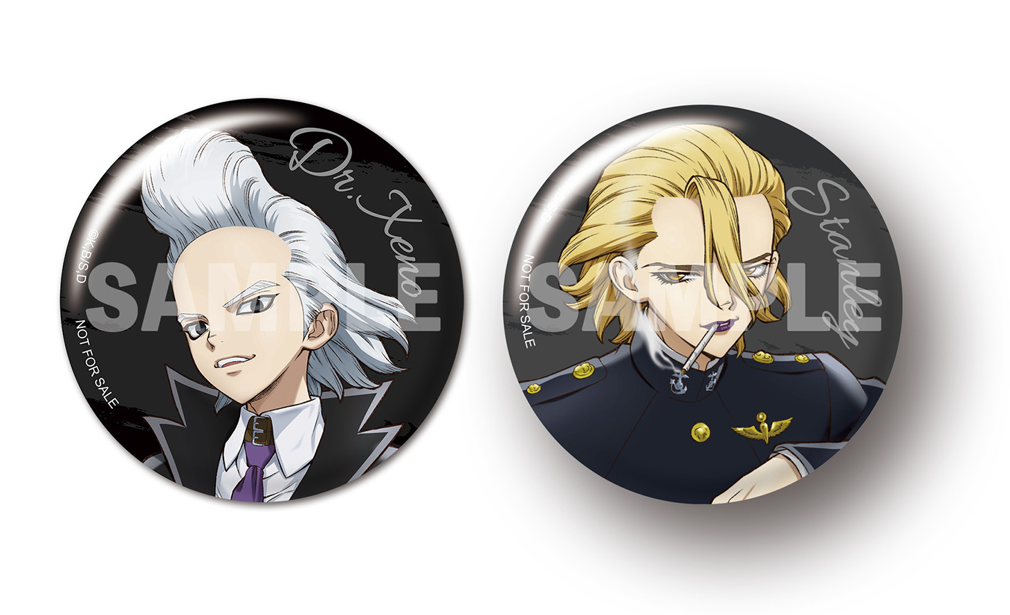 Dr.STONE ドクターストーン ドクスト Dr.ゼノ JF缶バッジ 等身