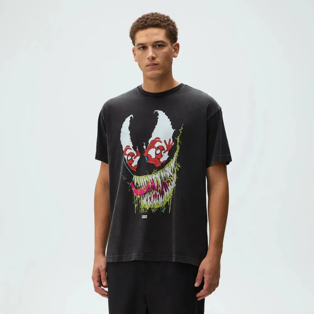 Marvel x Kith Camiseta Venom Vintage Black - Droper