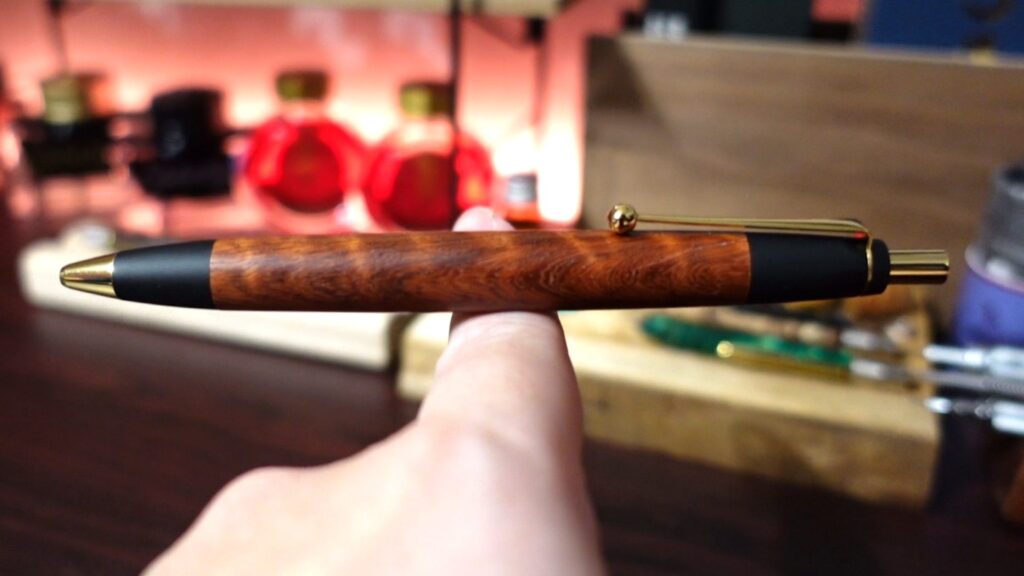 野原工芸】本花梨虎杢 スタンダードボールペン 限定樹種を開封レビュー