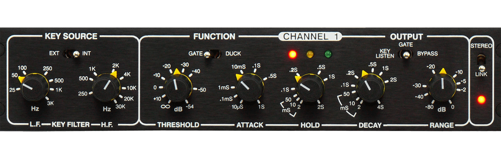 DS201 Dual Noise Gate — Drawmer Electronics