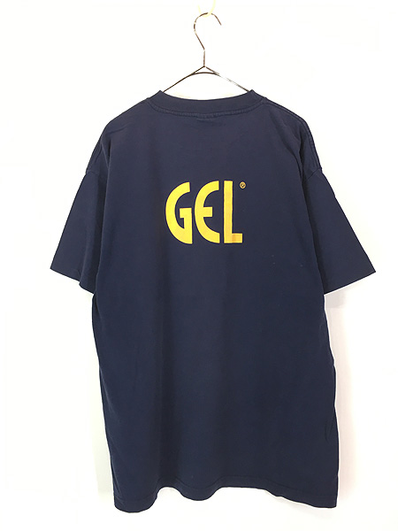 古着 90s USA製 asics 「GEL」 BIG ロゴ Tシャツ XL 古着 - 古着 通販