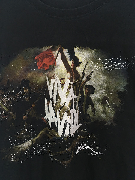 古着 00s COLDPLAY 「VIVA LA VIDA」 ツアー オルタナ ロック バンド T