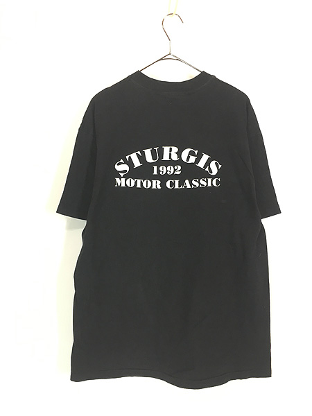 古着 90s USA製 Hard On Cafe ハードロック パロディ Tシャツ L 古着