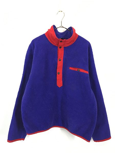 古着 90s USA製 TNF The North Face 「Windy Pass」 ハーフスナップ