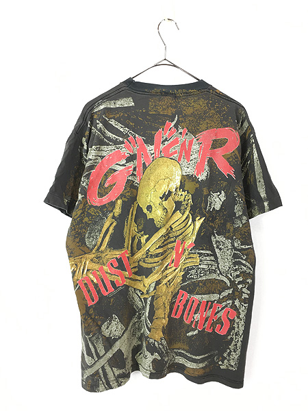 古着 90s GUNS N' ROSES 「Dust N' Bones」 豪華 スカル ボーン オール
