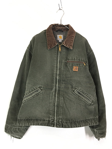 carhartt デトロイトジャケット mos グリーンL