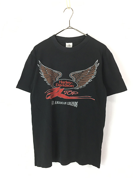 古着 90s USA製 HARLEY DAVIDSON × ZZ Top 「Two American Legends