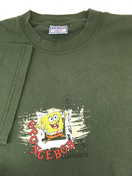 古着 90s USA製 SPONGE BOB スポンジボブ カーニ TV アニメ