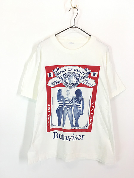 Budweiser tシャツ 90s 山田蓮 Lサイズ 90s バドワイザー Buttwiser