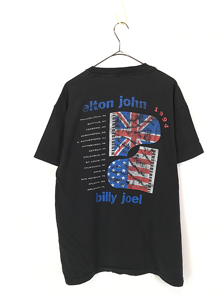 90s USA BILLY JOER×ELTON JOHNツアーTシャツ 90s USA BILLY JOER×ELTON