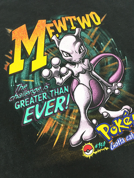 キッズ 古着 90s POKEMON ポケモン #150 ミュウツー キャラクター T