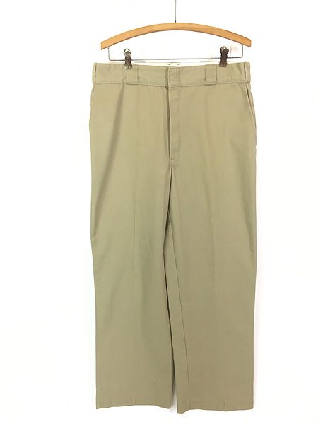 古着 80s USA製 Dickies 874 コットンツイル ワーク チノ パンツ