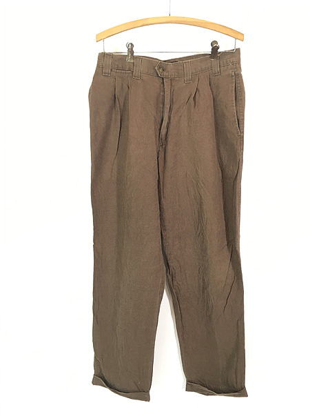 USA製 90s DOCKERS 2タック チノ スラックス W34×L29 極美品 デッド