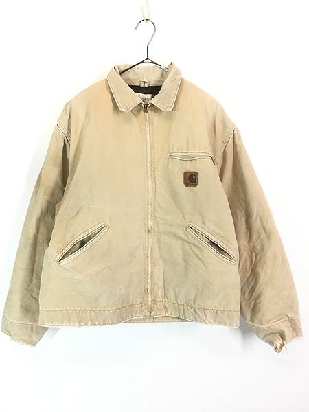 古着 80s USA製 Carhartt 裏地 チェック ブランケット レアカラー