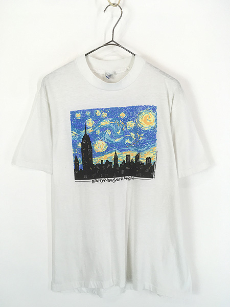 90s VINTAGE ゴッホ 星月夜 Tシャツ