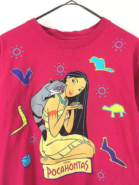 ヴィンテージディズニーポカホンタスキッズTシャツUSA製 古着 90年代