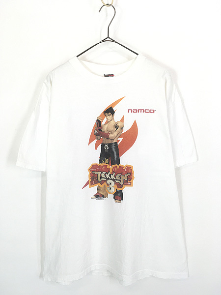 古着 90s namco TEKKEN3 鉄拳3 風間仁 格闘 ゲーム 逆輸入 Tシャツ XL