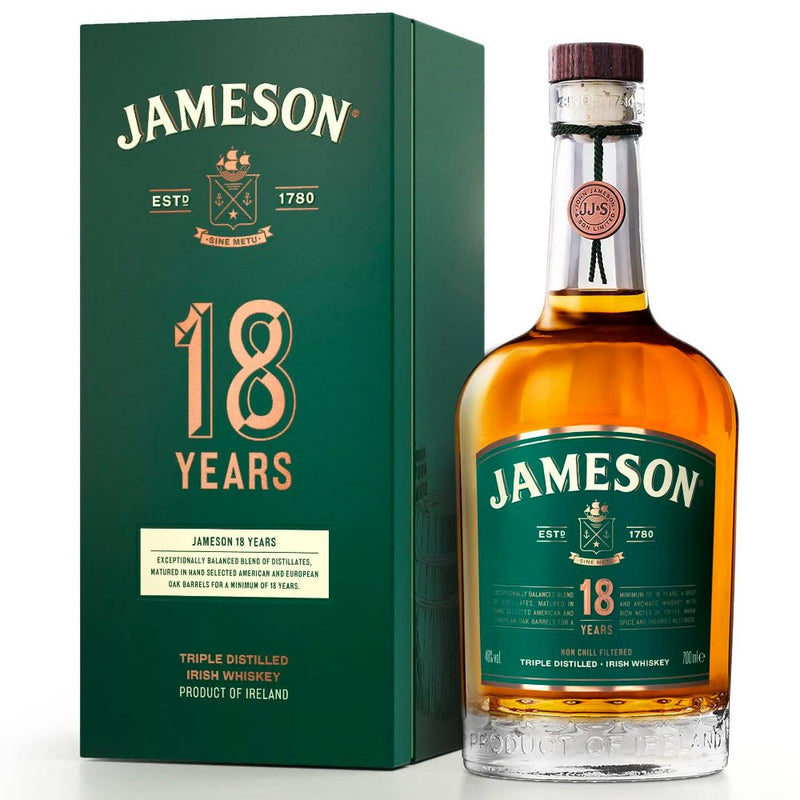 Buy Jameson 18 Years 92 Proof® Online | Irish whiskey Delivered