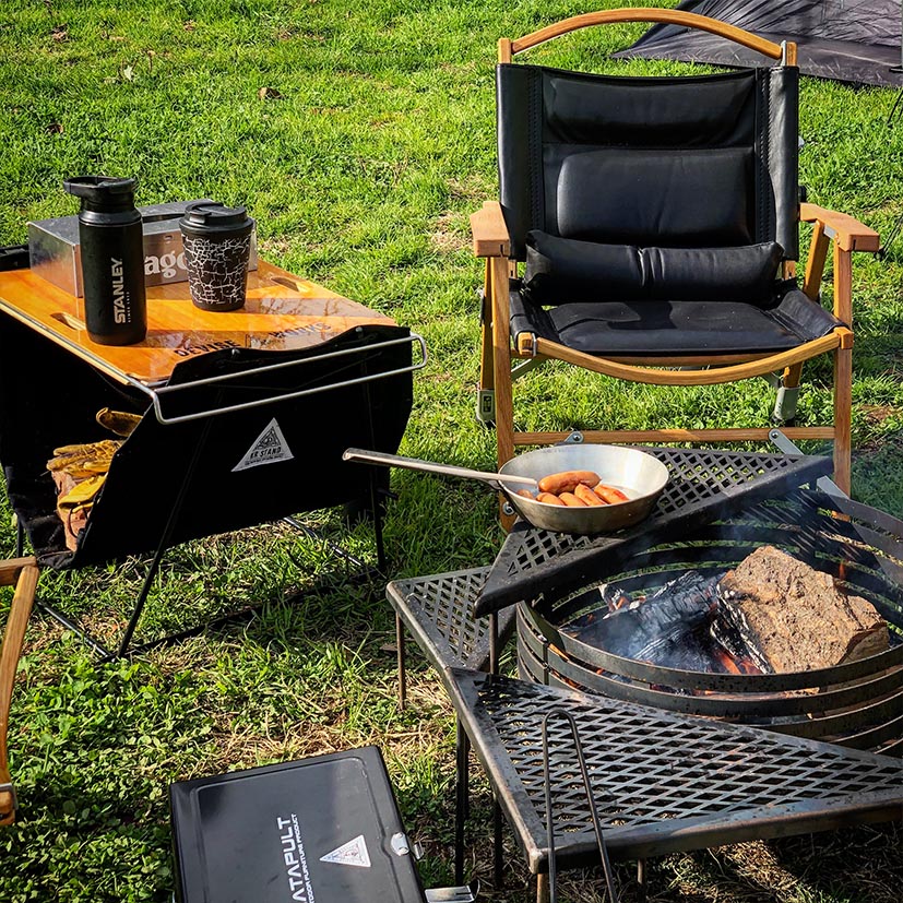 デバイスワークス 3周年限定 焚き火サイドスタンド HIGH デバイス