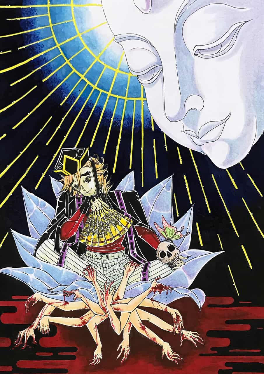 鬼滅の刃 第四弾キービジュアル ビッグポスター 童磨 鬼滅の刃 第四弾