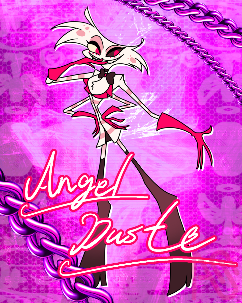 ハズビンホテル】輸入品公式ポスターエンジェルダスト hazbin hotel