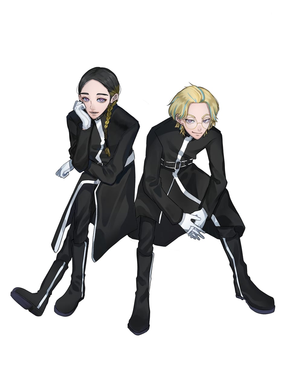 東京リベンジャーズ 原画展 ミニ色紙 灰谷蘭 灰谷竜胆 灰谷兄弟