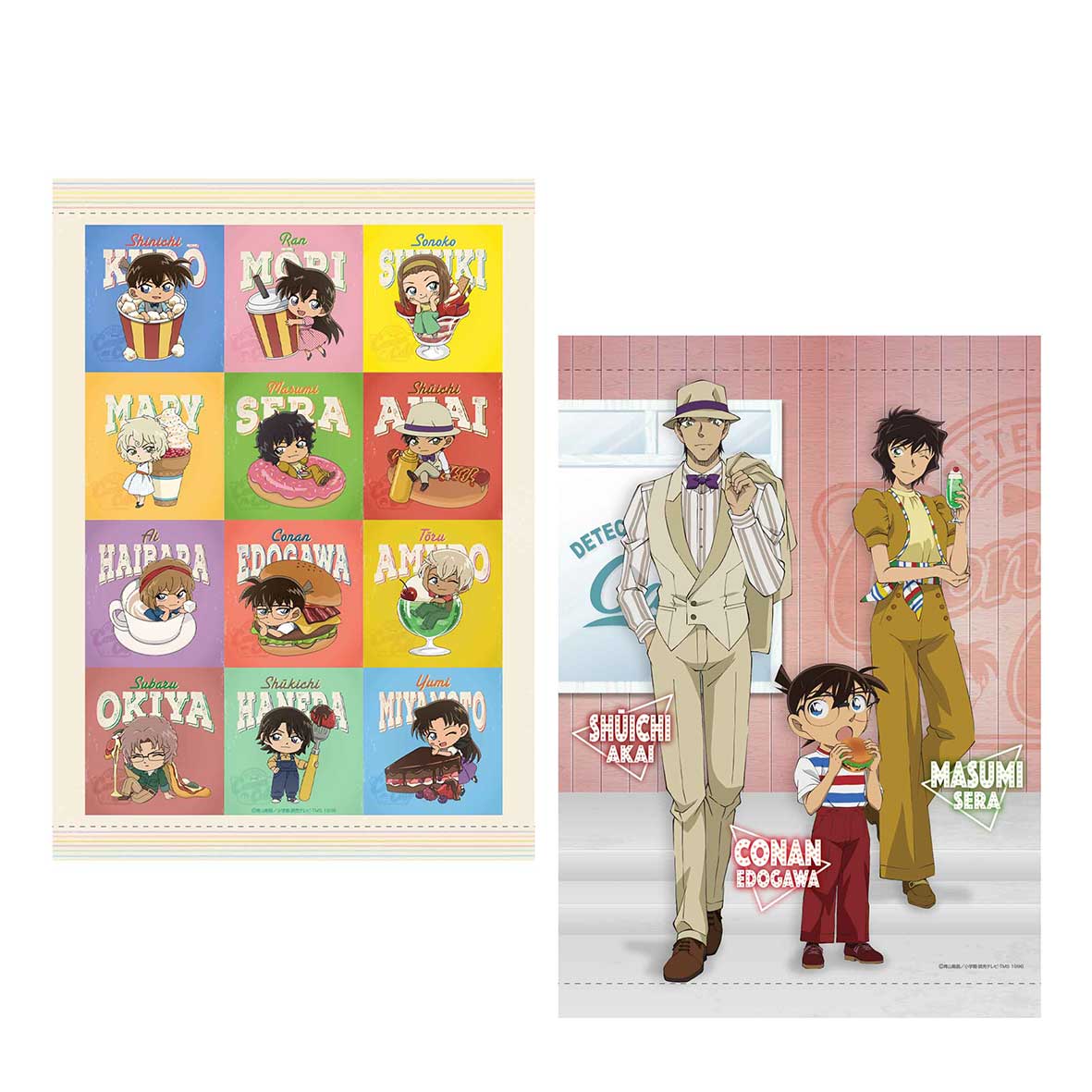 名探偵コナン 】 赤井秀一・毛利蘭・灰原哀・諸伏景光 セガラッキー