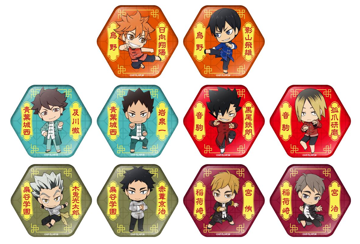 ハイキューナンジャタウン 遊びつくせ缶バッジ全種セット