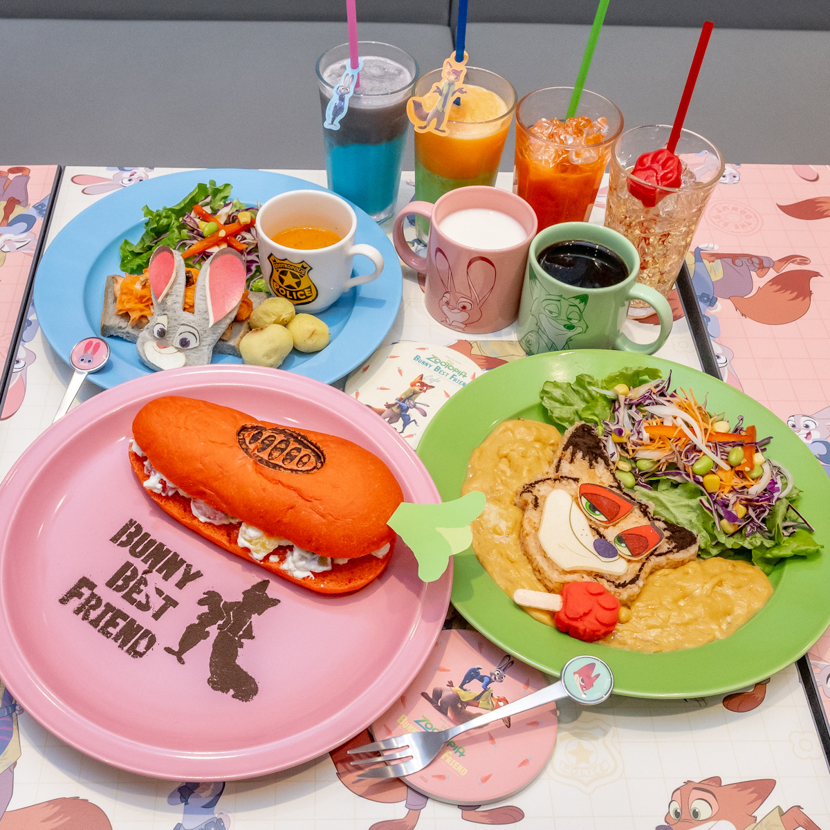 ジュディ＆ニックの友情をテーマにしたスペシャルカフェ！ディズニー