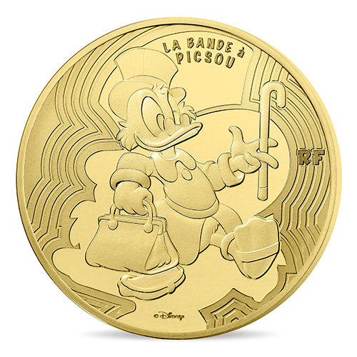 デビュー70周年記念！泰星コイン「フランス国立造幣局発行 ディズニー