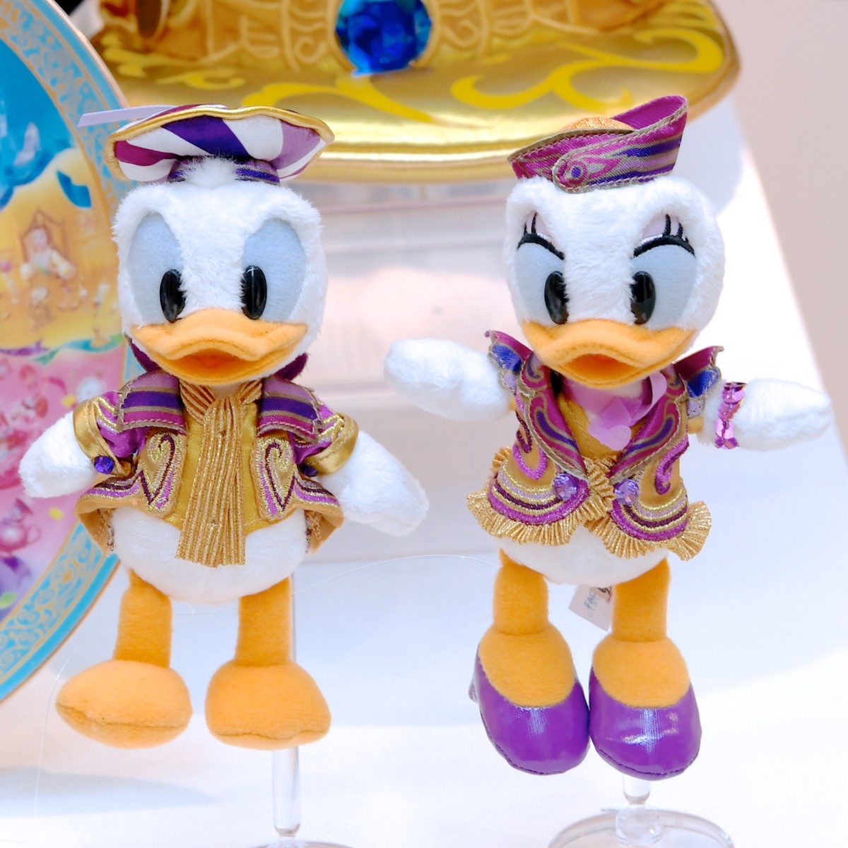 ドナルドダック ぬいぐるみバッジ ストラップキーチェーン セット 公式