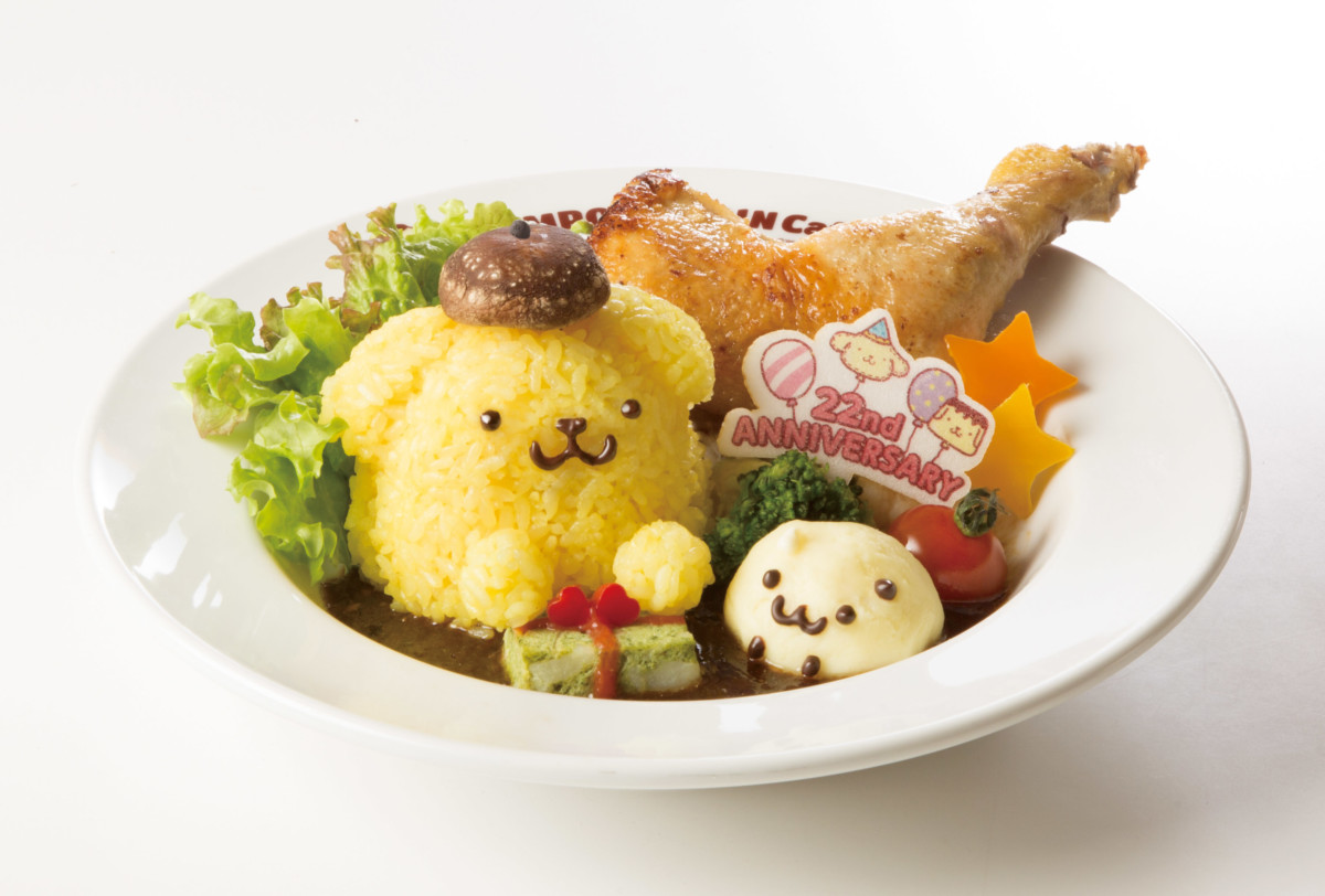 新品・タグ付き】ポムポムプリン カフェ限定 バースデー マスコット