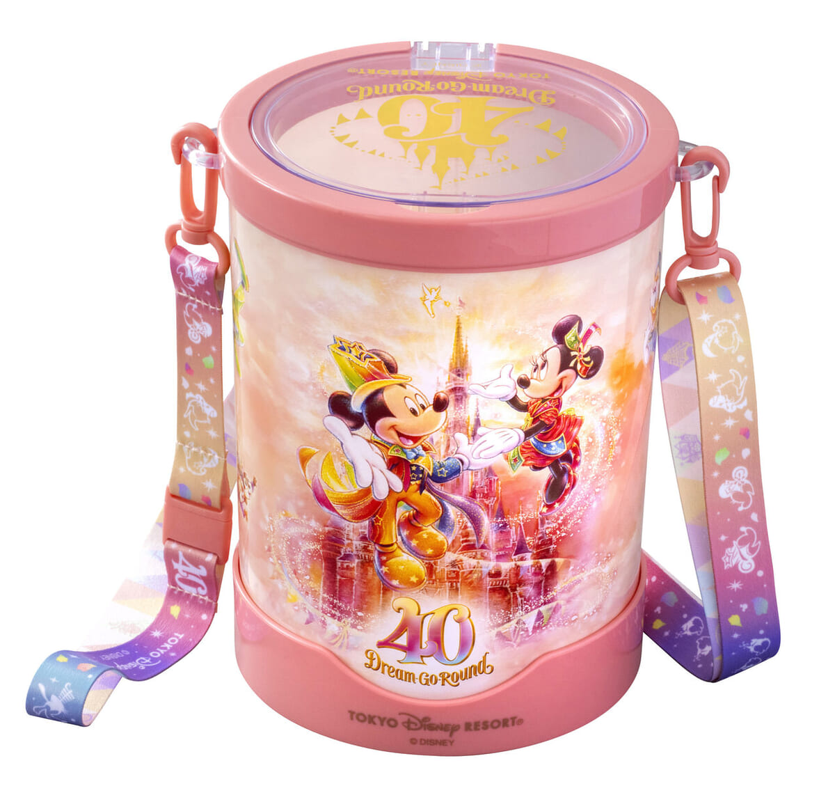 ディズニーポップコーンケースMEMORY-GO-ROUND40周年 ディズニー