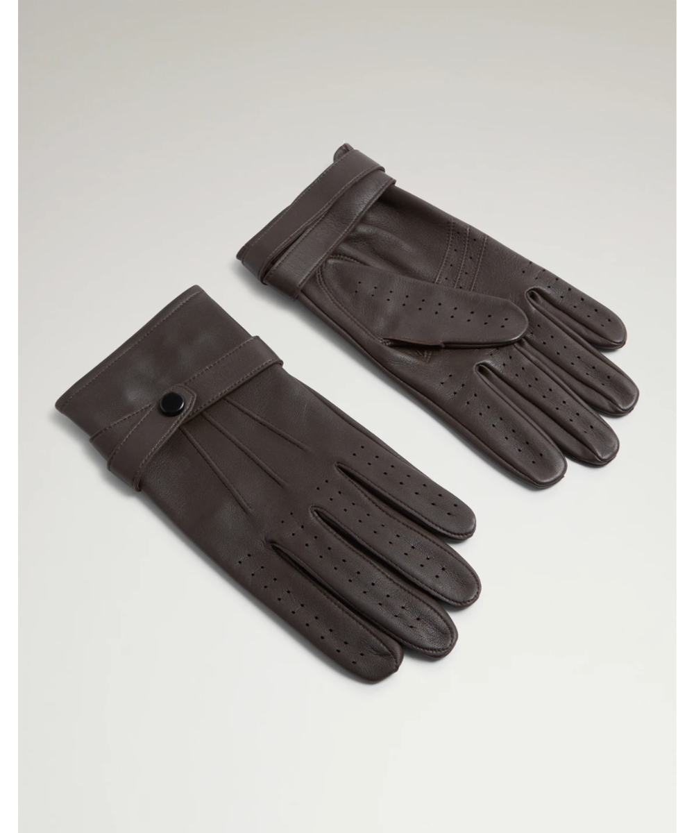 dunhill/ダンヒル通販 | ブラックレザー ドライビンググローブ【送料