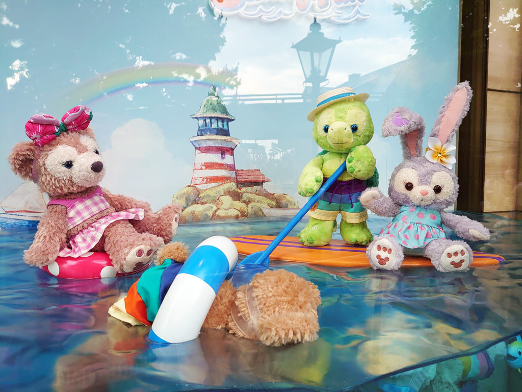 サニーファン2019 ディズニー ダッフィ ぬいぐるみバッジ キーホルダー