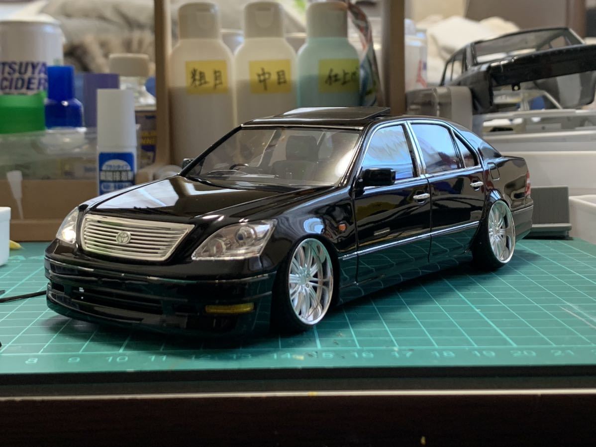 アオシマ 30セルシオ 1/24 完成品 M109712714人気