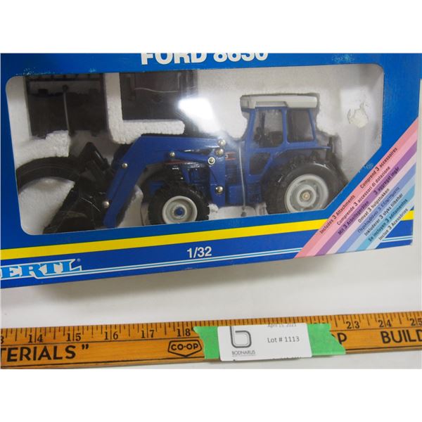 Ertl Ford 8630 Tractor with Loader NIB (1/32 Scale) - Bodnarus