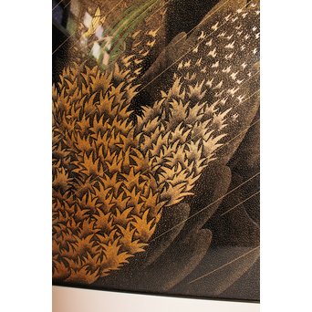 輪島塗 角野岩次 沈金アート「寿松」 輪島塗 角野岩次 沈金アート「寿松」