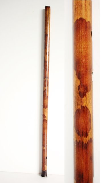 紅斑竹/湘妃竹 笛/香筒 U083｜骨董店 のびる 古美術 骨董 和風建具 蔵