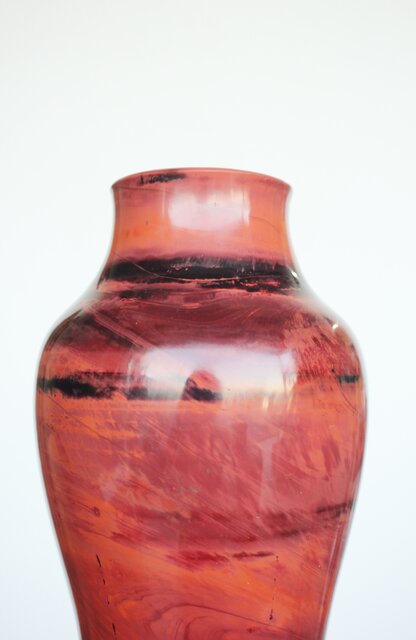 中国 乾隆硝子 朱色 花瓶 中国 乾隆硝子 朱色 赤色 花瓶 ガラス Yahoo