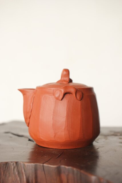 杉江木仙 常滑 朱泥茶注/急須 P341｜骨董店 のびる 古美術 骨董 和風