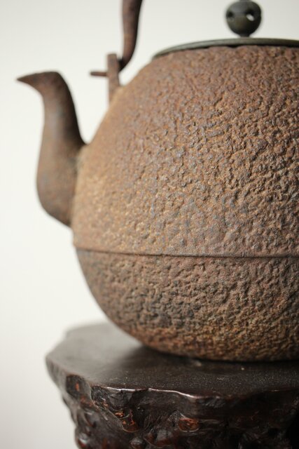 名越昌晴 大日本釜師長 鉄瓶/湯沸 M371｜骨董店 のびる 古美術 骨董