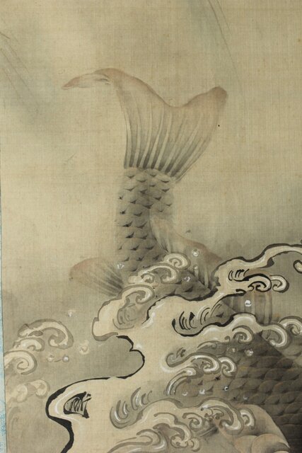 骨董掛け軸】書道 中国近代 時代 唐物唐本 掛け軸 AK988A10-3 骨董