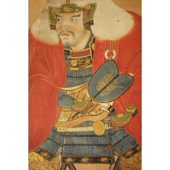 武田二十四将図 紙本掛軸 Z655｜骨董店 のびる 古美術 骨董 和風建具