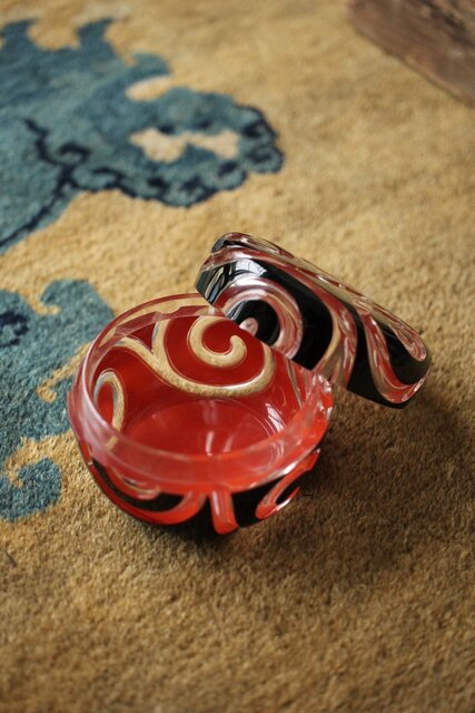 三代 鈴木表朔 鈴木雅也 透胎曲輪平棗 Q359｜骨董店 のびる 古美術