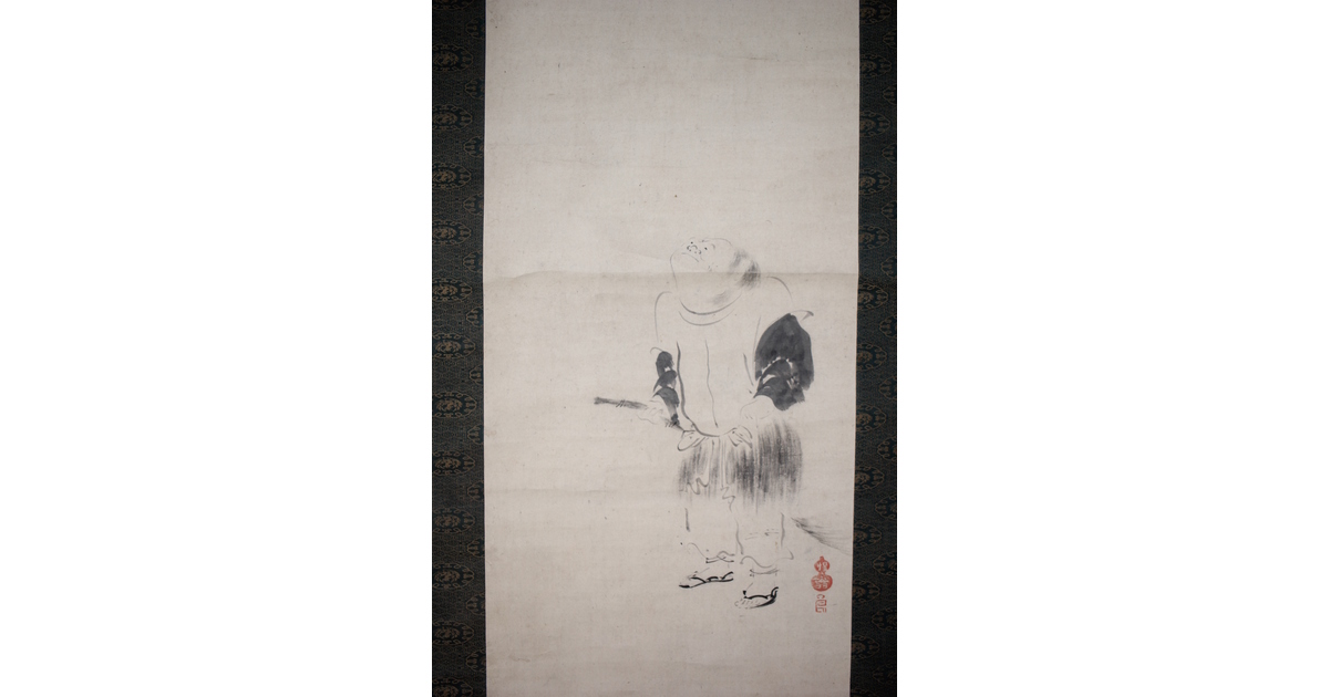 掛軸3本 ①小林太玄作 懐紙「千年翠」②芳賀洞然作「也風流」③竹堂作