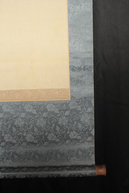 掛軸 水鶏(くいな) 渡辺清作 鑑定箱書付 共箱 紙箱 S936KJ 掛軸 水鶏