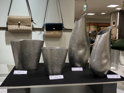 中村百合恵・吉光みつえ「薫風に靡く錫と籐の姉妹展」【福屋八丁堀本店