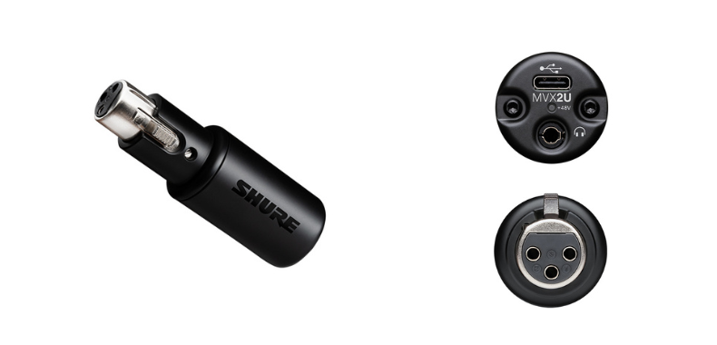 匿名配送 美品］SHURE MVX2U小型デジタルオーディオインターフェース