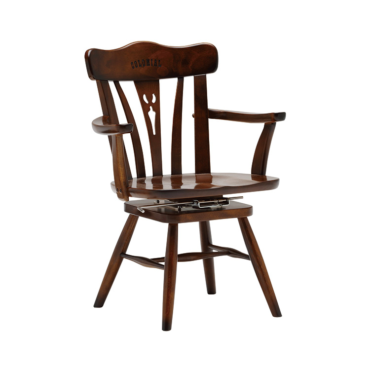 karimoku カリモクデスクチェアコロニアルアームチェアキャスター付